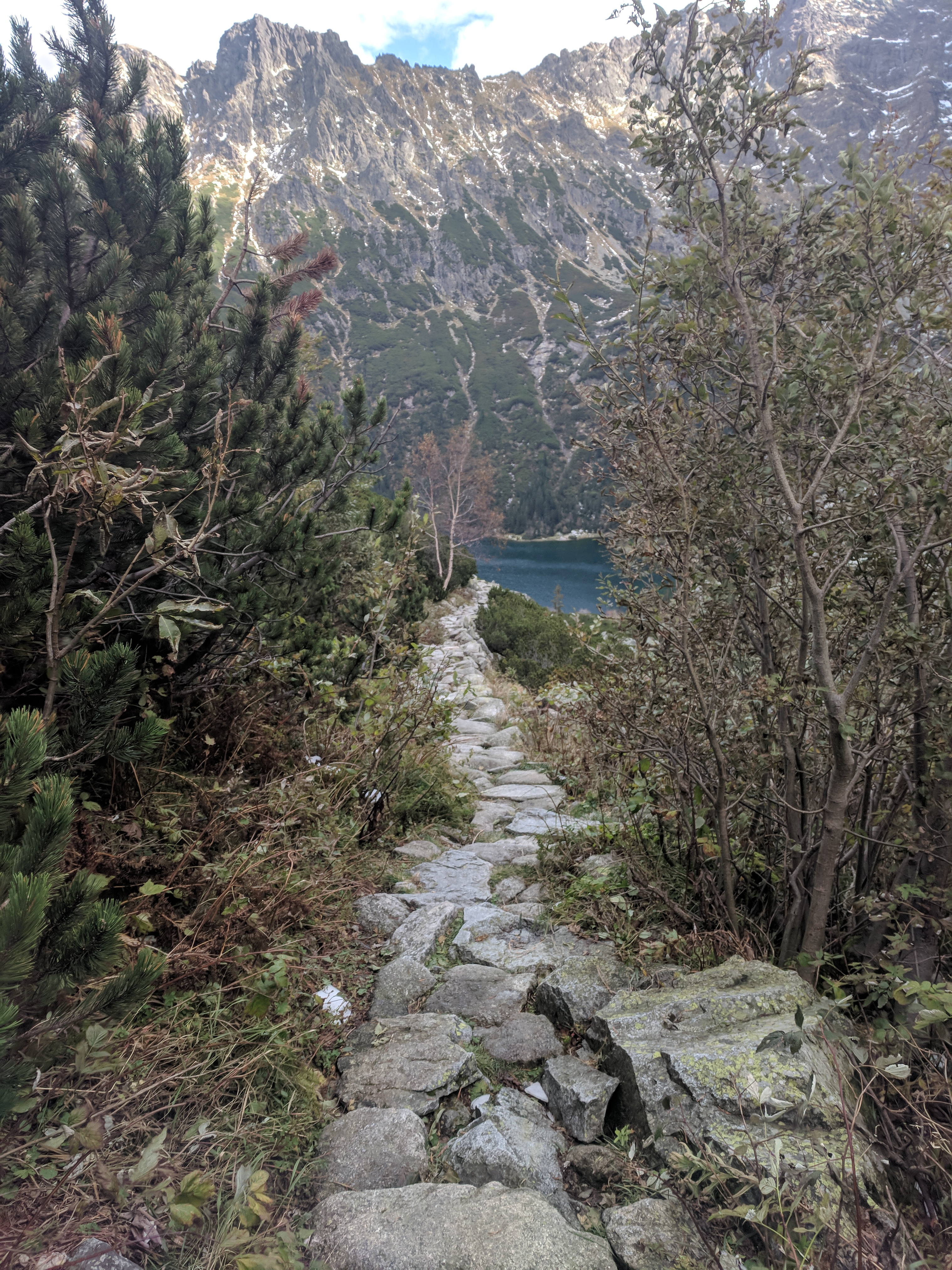 View towards the Morskie Oko